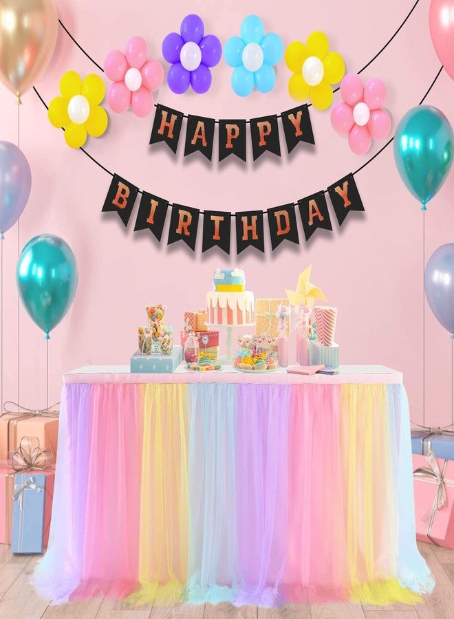 Arnavira Happy Birthday Banner/Bunting with Holographic 3d Effect For Kids, Boys, Girls, Wife, Husband Birthday Celebration Party (Red) - Image 3